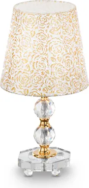 Tischleuchte QUEEN TL1 SMALL, E27, gold in gold von Ideal Lux