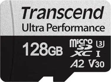 Transcend 128 GB microSDXC-Karte 340S UHS-I U3 A2 V30