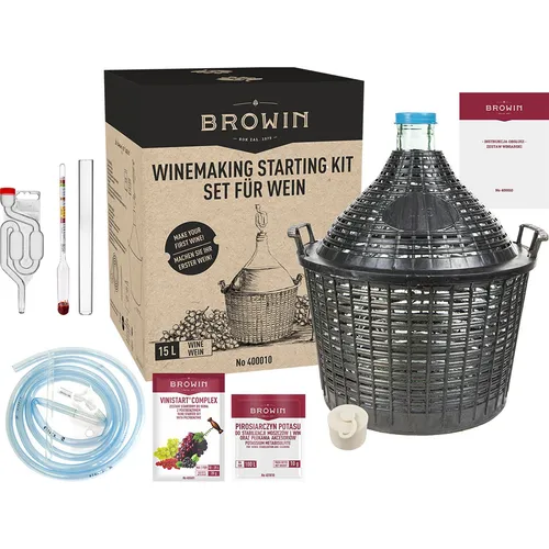 WEIN SELBERMACHEN STARTERSET GLASBALLON 15L von Browin