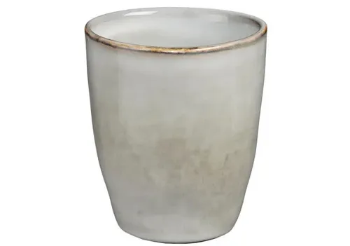 Mica Becher Tabo grau, Ø 7,5 cm x 8,5 cm Deko-Accessoires in grau von Mica Decorations