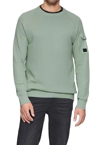Stylischer Herren Pullover - Sweatshirts für Herren mit Rundhalsausschnitt und praktischer Tasche am Ärmel, ideal für lässige Outfits und täglichen Komfort.