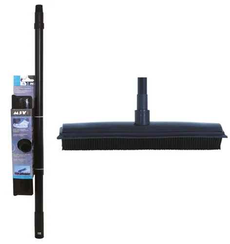 MSV Kehrbesen Besen Gummibesen Gartenbesen Haushalts Friseurbesen Teleskopstiel