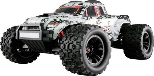 Amewi Hyper Go MTX10 Monstertruck Brushless 1:10 ARTR grau - RC-Modelle, leistungsstarker Brushless-Motor für hohe Geschwindigkeiten und beeindruckende Offroad-Performance.