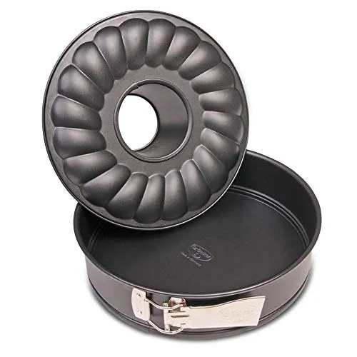 Dr. Oetker Springform Ø 28 cm - Springform aus hochwertigem Stahl mit Antihaftbeschichtung für müheloses Backen und einfache Reinigung. Ideal für perfekte Kuchen und Torten, hitzebeständig bis 230°C.