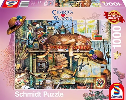 Remington, der Gärtner: Puzzle Charles Wysocki 1.000 Teile