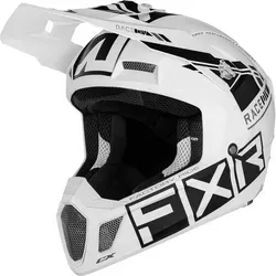 FXR Clutch CX Pro MIPS Motocross Helm, schwarz-weiß, 2XL - Leichter und robuster Motocross Helm mit modernem Design. Bietet optimalen Komfort und Sicherheit durch verschiedene Schalengrößen und MIPS-Technologie für zusätzliche Aufprallsicherheit.