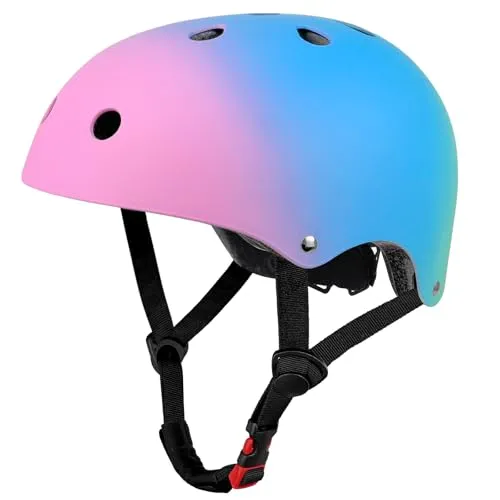 LeapBeast Skaterhelm Fahrradhelm, Belüftung | Sicherheit | leicht | Skateboarding Helm für Fahrrad Skateboard Scooter BMX Kind Erwachsene