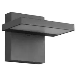 Trio Leuchten LED Außen Wandleuchte Horton 226360142 - Hochwertige LED Außen Wandleuchte aus robustem Aluminium Druckguss, schwenkbarer Leuchtenkopf und energiesparende 8 Watt LED für optimale Ausleuchtung im Außenbereich.