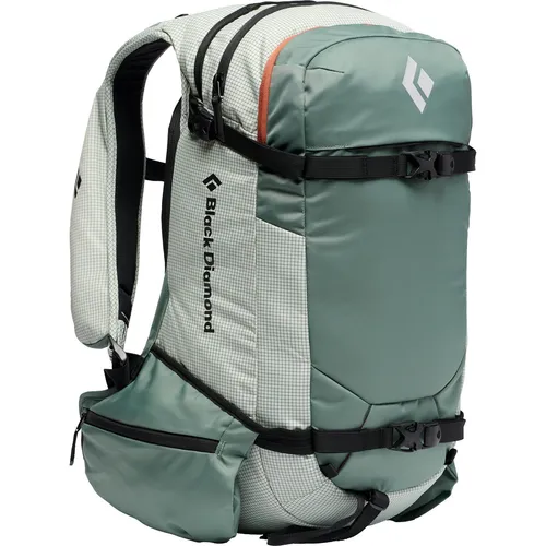 Black Diamond Dawn Patrol 32 Backpack M_L - Foam Green - Rucksack für Skitourengeher mit 32 Litern Stauraum, separatem Fach für Lawinenausrüstung und 100% recyceltem Material für nachhaltige Abenteuer.