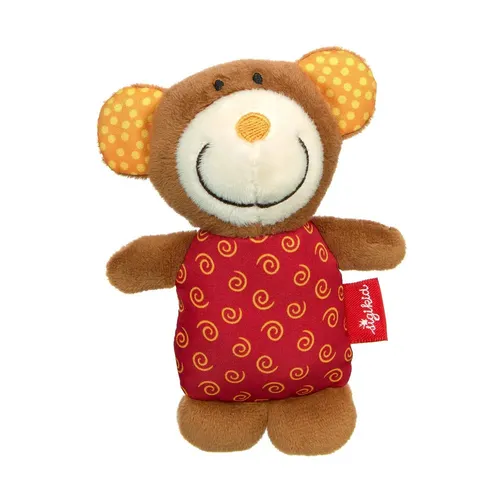 sigikid 42795 Rassel Bär, Red Stars