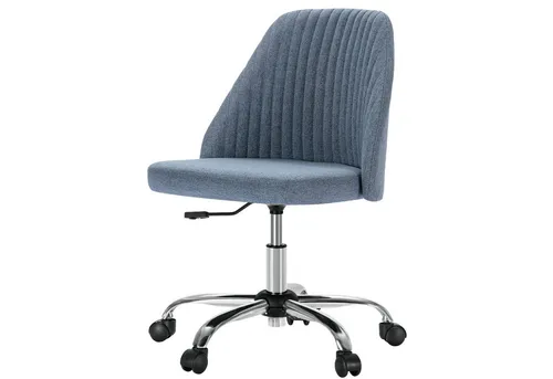 Sweetcrispy Bürostuhl ohne Armlehnen in blau von DUMOS