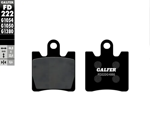Bremsbeläge Galfer FD222G1050 Semi-Metall SCOOTER vorne 8,6mm für Daelim Otello