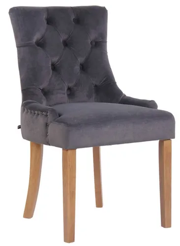 furnicato Esszimmerstuhl Aberdeen 55x58x92 cm dunkelgrau