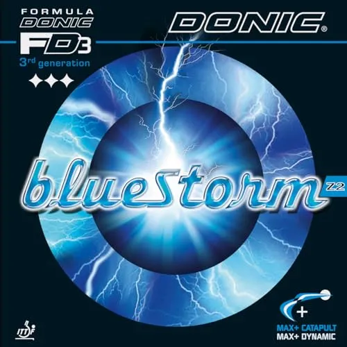Donic Belag Bluestorm Z2, schwarz, 1,9 mm