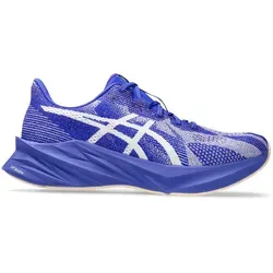 ASICS Damen Laufschuh DYNABLAST 5 in Cobalt Burst/Weiß, Gr. 44 - Ideal für Lauftraining: Der ASICS DYNABLAST 5 bietet eine anpassbare Passform durch Schnürung und eine rutschfeste, leicht profilierte Sohle. Strapazierfähiges Obermaterial aus Synthetik sorgt für Langlebigkeit und Pflegeleichtigkeit.