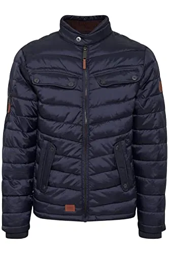 Blend Camaro Herren Steppjacke XL in Navy - Funktionsjacken mit mittelschwerer Fütterung, ideal für jede Saison. Hochwertige Verarbeitung und nachhaltige Materialien machen diese Jacke zum perfekten Allrounder!