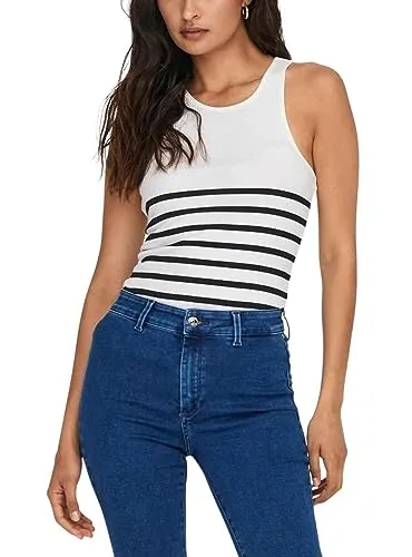 ONLY Tanktop ONLKENYA RIB STRIPE TANK TOP CS JRS