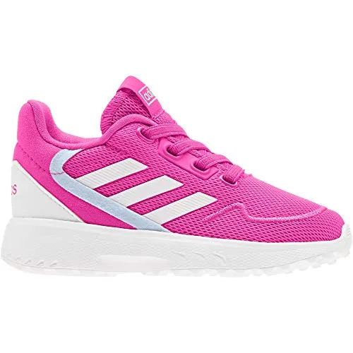 adidas Unisex Baby Nebzed I Laufschuhe, Shock Pink/FTWR White/Sky Tint, 25 EU