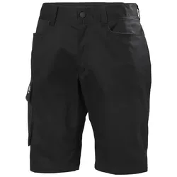 Helly Hansen MANCHESTER SERVICE SHORTS 77543 - Schwarz - Größe 56 - Robuste Arbeitsshorts für den professionellen Einsatz, mit praktischen Taschen und strapazierfähigem Material für optimalen Komfort.