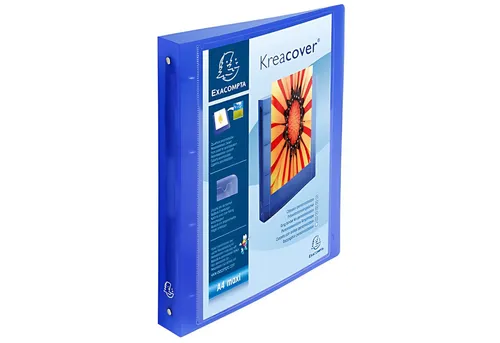 EXACOMPTA Ringbuchmappe Exacompta Ringbuch A4 KC Croma 4R 30mm blau