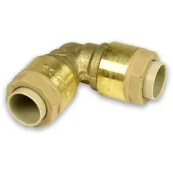 Messing Steckfitting Winkel für Kupferrohr, verschiedene Größen (Ausführung: 22 mm)
