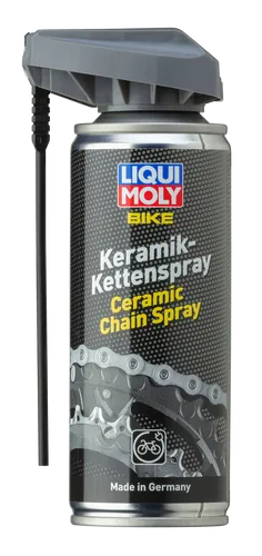 LIQUI MOLY Bike Keramik-Kettenspray 200 ml - Hochleistungs-Schmierstoff für Fahrräder - Fahrrad-Öle mit exzellentem Verschleißschutz und extrem niedrigem Reibwert für optimale Leistung und Langlebigkeit.