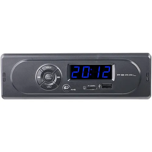 PEARL MP3-Autoradio CAS-300 mit Wiedergabe von USB & microSD, 2x 7 W