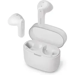 Philips TAT2139WT Bluetooth In-Ear Kopfhörer – 28h Akkulaufzeit & IPX4 Wasserschutz - In-Ear Kopfhörer mit dynamischem Bass, ideal für Sport und Alltag. Genießen Sie bis zu 28 Stunden Musik und klare Anrufe dank Geräuschreduzierung und spritzwassergeschütztem Design.