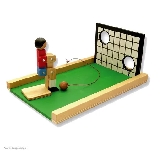 matches21 HOME & HOBBY Mini Torwand Holz Bausatz Kinder Holzbaukasten