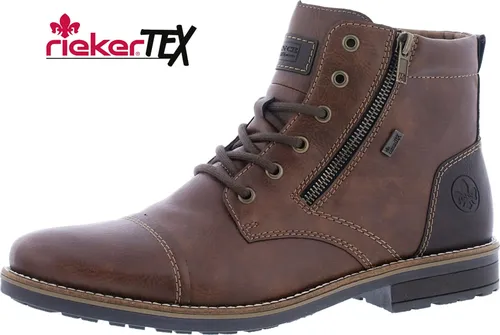Rieker Herren Klassische Stiefeletten 33200 - Wanderschuhe mit wasserabweisender riekerTEX-Membran für optimalen Nässeschutz, ideal für Übergangszeiten und aktive Männer.