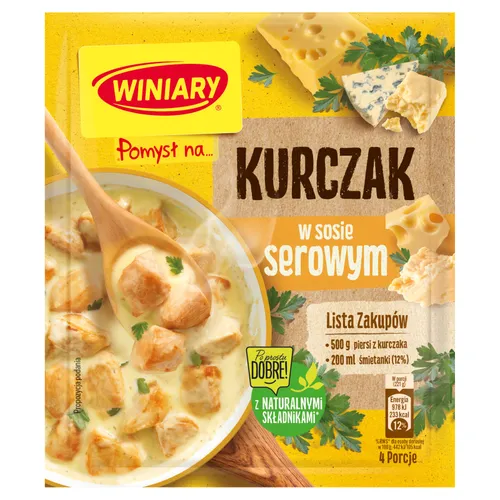 Winiary Pomysł na... Kurczak w sosie serowym 28 g NESTLE 7613034836168