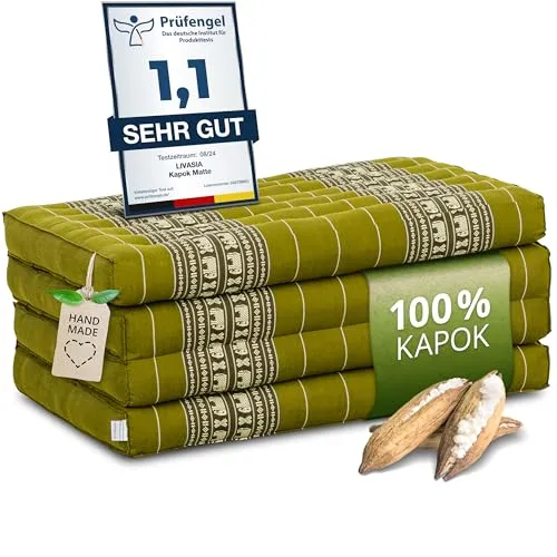 livasia Klappmatratze aus Kapok 200x80cm von livasia