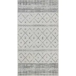 Livabliss Teppich LIMA – Ethnisch Boho Kurzflor - Rechteckiger Teppich aus der BERBER-Kollektion mit modernem Boho Flair. Ideal für Wohnzimmer und Schlafzimmer, maschinell gewebt und pflegeleicht. Verleiht jedem Raum eine persönliche Note!
