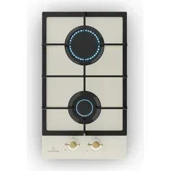 Klarstein Victoria Gaskochfeld 2-flammig in weiß von Klarstein