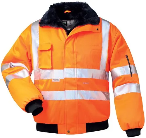 *GUSTAV* WS Pilotjacke Orange EN 471/3 in orange von ELYSEE