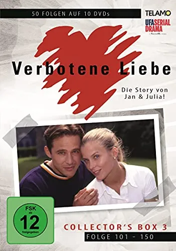 Verbotene Liebe Collector'S Box 3 (Folge 101-150) [10 DVDs] - Sammlung der beliebten Serie mit 10 DVDs, ideal für Fans von romantischen Drama und Serienliebhabern.