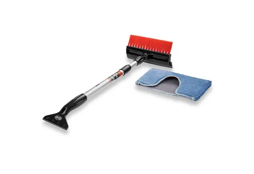 HEYNER Autowaschbürste Scheibenreiniger Schneebesen Eiskratzer 4in1 faltbar Aluminium 56-82cm, (1-tlg)