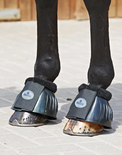 Hufglocken STURDY-PLUSH in schwarz von Busse