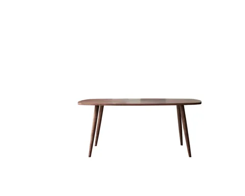 Tikamoon Esstisch Lazare aus Mangoholz 180x90 - Skandinavischer Esstisch aus massivem Mangoholz für 4-6 Personen, ideal für gesellige Familienmahlzeiten. Bringt originelles Flair in Ihr Esszimmer und ist einfach zu montieren.