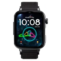SaveFamily Smartwatch Save Family SW+2 N/TELBN 1,44? Schwarz - Schwarz