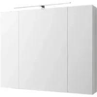 Spiegelschrank Badezimmerschrank LED 90,4 x 72 cm – ML-Design®