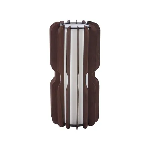 Lucande Stehlampe Juneta, Holz IP20, 1 x 15 W LED - Standleuchten: Die Juneta Stehleuchte kombiniert skandinavisches und rustikales Design, schafft eine warme Atmosphäre und ist ein stilvolles Dekorationselement für jeden Raum.