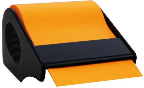 RNK Verlag Haftnotizen-Rolle im Abroller brillant-orange 60 mm x 10 m