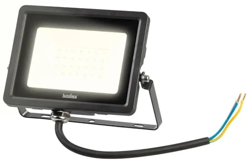 Luminea Ledfluter: Mini-LED-Fluter, 20 W, 2.000 lm, IP65, 3.000 K, warmweiß (LED Strahler außen, wasserfeste Fluter (warmweiß), Campinglampe)