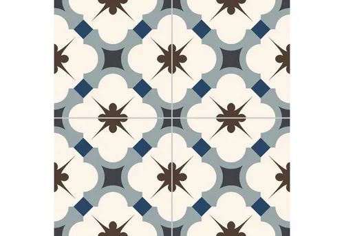 REGENT BLUE Feinsteinzeug Fliese 16.5x16.5 cm