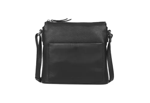Gerry Weber Umhängetasche Schwarz - Modernes Design & Praktischer Stauraum - Umhängetaschen: Stilvolle schwarze Tasche mit Reißverschluss, geräumigem Hauptfach und verstellbarem Schultergurt für optimalen Tragekomfort.