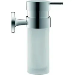 Duravit Starck T Seifenspender 0099351000 - Eleganter Seifenspender in Chrom mit mattiertem Glas, ideal für Wandmontage und sorgt für eine stilvolle Badezimmergestaltung.