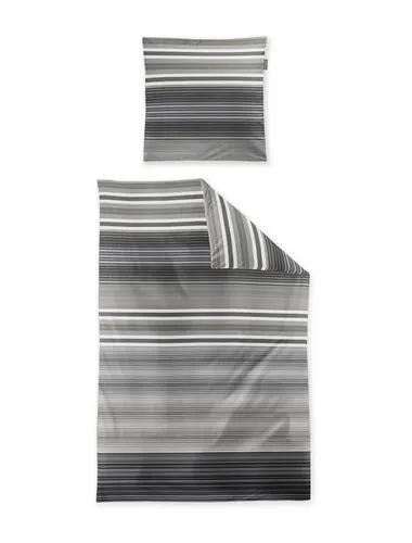 Irisette Mako Satin Bettwäsche Wave 8651-11 in grau von Irisette