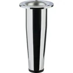 SOTECH Möbelfuß FOX-TROT 150 mm Chrom poliert – Sockelfuß Stahl - Silber