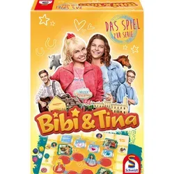 Bibi & Tina, Das Spiel zur Serie - Gesellschaftsspiel für 2-4 Spieler, Spieldauer 15 Minuten. Spannendes Bluffspiel mit beliebten Charakteren aus der Serie – wer sammelt die meisten Punkte?